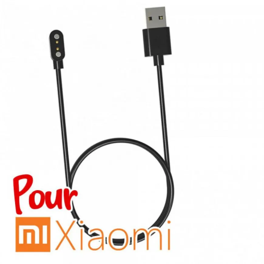 Cordon USB pour montre connectée Xiaomi Mi band 3,