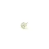 Couronne de montre argentée simple 9 x 5.00 mm
