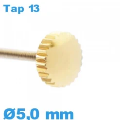 Couronne de montre / 5,0mm - Doré TAP 13
