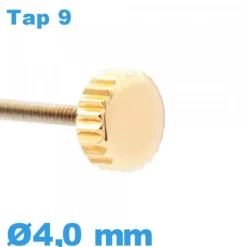 Couronne de montre / 4,0 mm - Or rose TAP 9