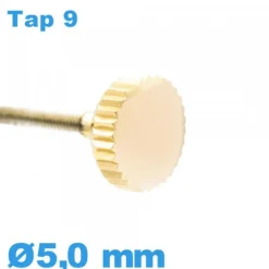 Couronne de montre TAP 9 / 5,0 mm - Doré