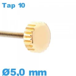 Couronne de Remontoir de Montre - Cuivre / 5,0 mm TAP 10
