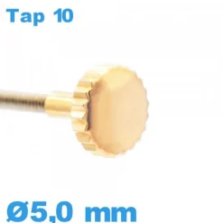 Couronne de Remontoir de Montre tube long / 5,0 mm - Cuivre TAP 10