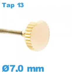 Couronne de Remontoir Montre - Doré / 7,0mm TAP 13
