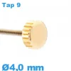 Couronne de Remontoir Montre - Cuivre / 4,0mm TAP 9