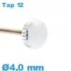 Couronne de Remontoir Montre / 4,0 mm - Argenté