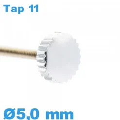 Couronne de Remontoir Montre TAP 11 - argenté / 5,0mm