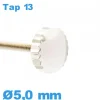 Couronne Montre TAP 13 / 5,0mm - argenté