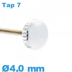 Couronne Montre TAP 7 / 4,0 mm - argenté