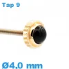 Couronne Remontoir Montre TAP 9 / 4,0mm - or rose
