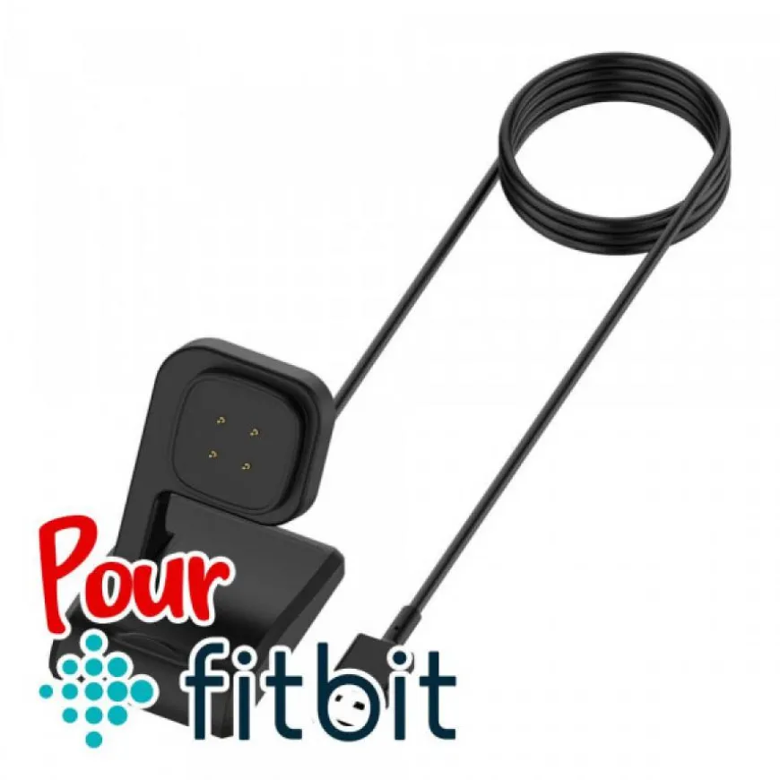 Dock USB pour montre connectée FitBit Versa 3, Sense,