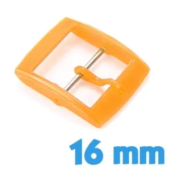 Fermoir Ardillon pour montre 16 mm - Plastique Orange