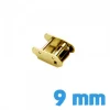 Fermoir à Coulisse Bracelet Milanais - 9 mm Acier Doré