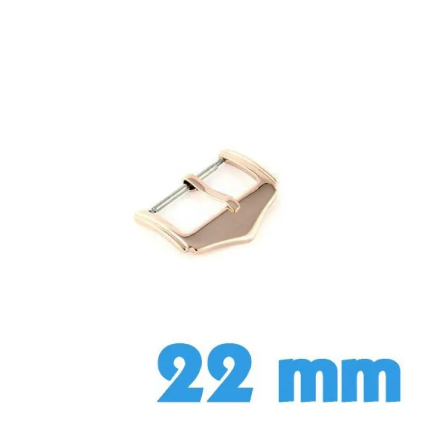 Fermoir montre cuivre ardillon 22 mm acier