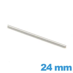 Goupille cylindrique bracelet  diamètre 1.0 mm Longueur : 24mm