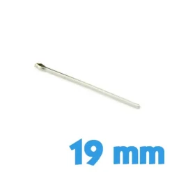 Goupille de 19 mm de long pas chère bracelet métal montre