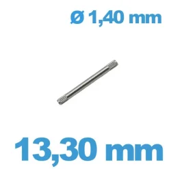 Goupille Double Moletée 13,30 mm diam 1,40