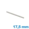 Goupille droite 17.5 mm bracelet métal  diamètre 1.0 mm
