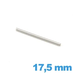 Goupille droite 17.5 mm bracelet métal  diamètre 1.0 mm