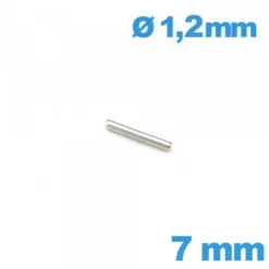 Goupille Droite 7 mm pour bracelet de Montre diam. 1,2 mm