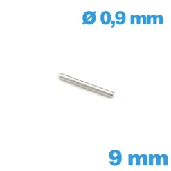 Goupille Droite Montre Bracelet Acier - 9 mm - diam. 0,9 mm