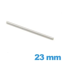 Goupille Droite pour Bracelet de Montre 23 mm diamètre 1.0 mm