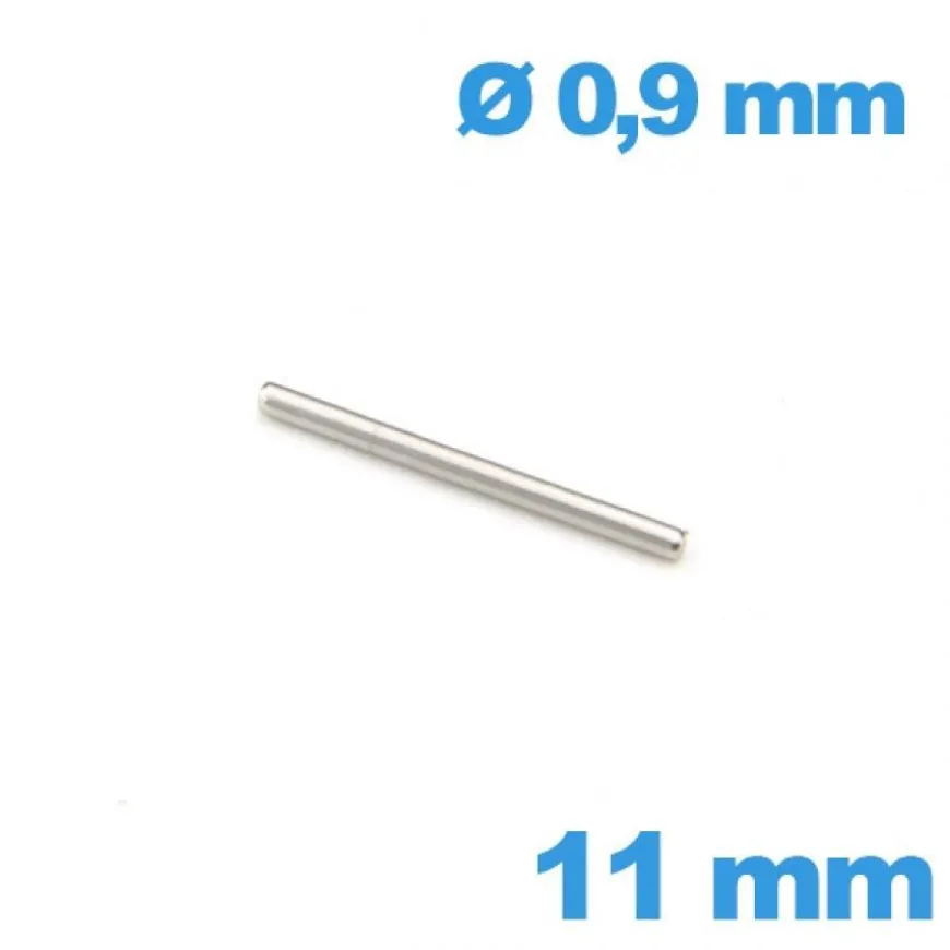 Goupille Droite pour Montre 11 mm - diamètre 0,9 mm