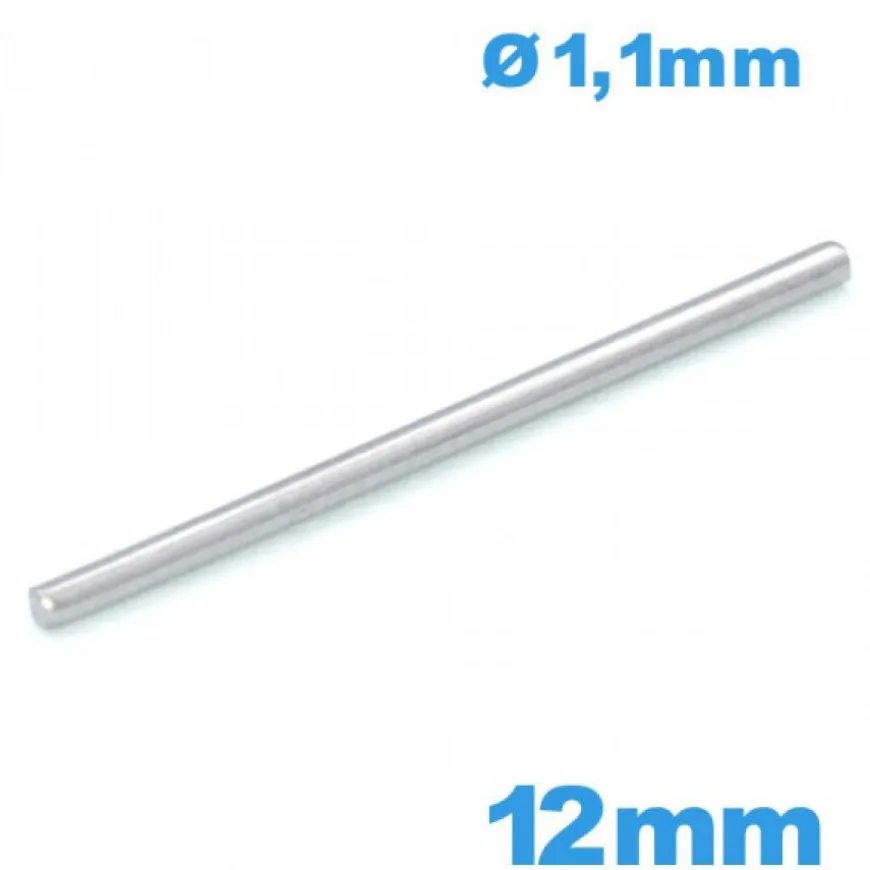 Goupille droite taille 12 mm bracelet à maillon