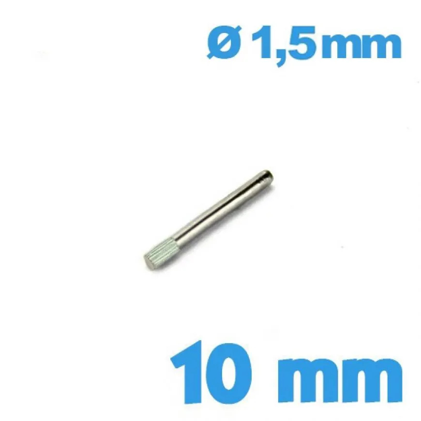 Goupille Moletée Acier 10 mm - diam. 1,5 mm