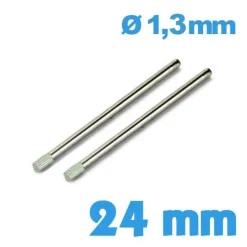 Goupille Moletée 24 mm - diam. 1,30 - Pack 2