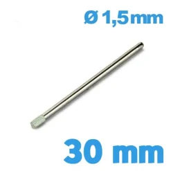 Goupille Moletée 30 mm diamètre 1,5 mm