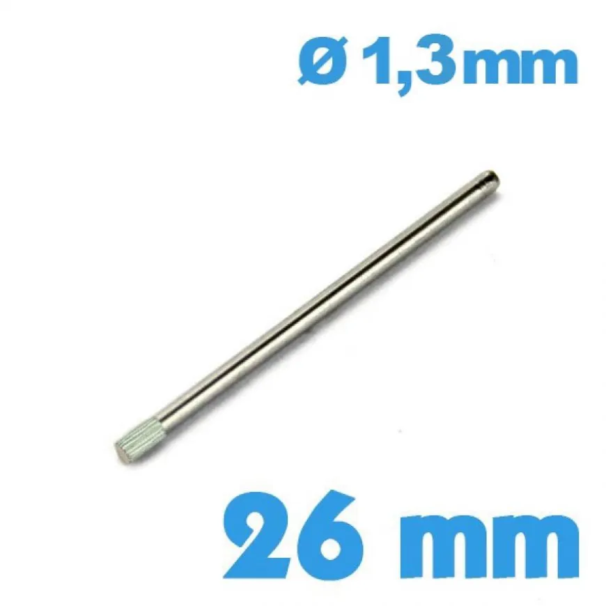 Goupille Moletée 26 mm diamètre 1,30 mm