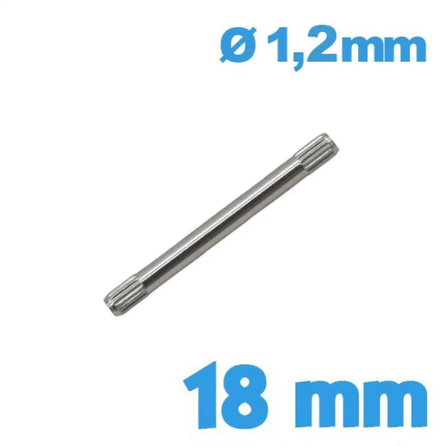 Goupille Moletée style Rolex 12 mm - diam 1,20 mm