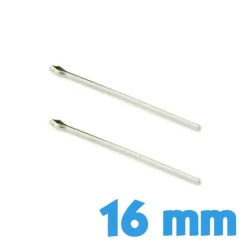 Goupilles de 16 mm en lot pas cher pour bracelet montre métal à maillon