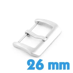 Grosse boucle ardillon 26 mm pour montre