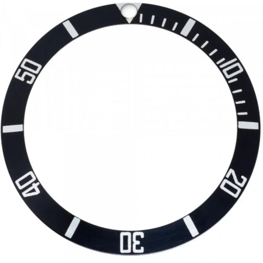 Insert Lunette pour Montre ROLEX Céramique Noir 37,45 mm