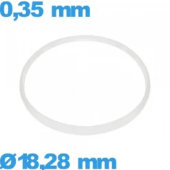 Joint  blanc 18,28 X 0,35 mm  horlogerie Hytrel
