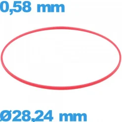 Joint    horlogerie - 28,24 X 0,58 mm cylindrique