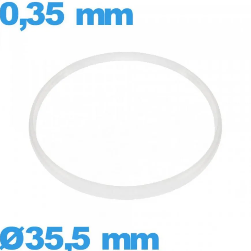 Joint pour montre 35,5 X 0,35 mm blanc