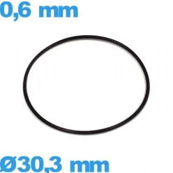 Joint torique de marque ISO Swiss de montre caoutchouc - 30,3 X 0,6 mm