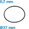 Joint torique de montre nitrile - 37 X 0,7 mm
