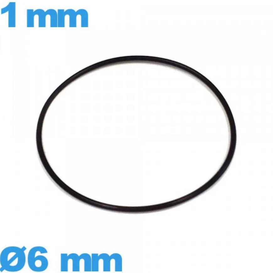 Joint torique ISO Swiss horlogerie - 6 X 1 mm