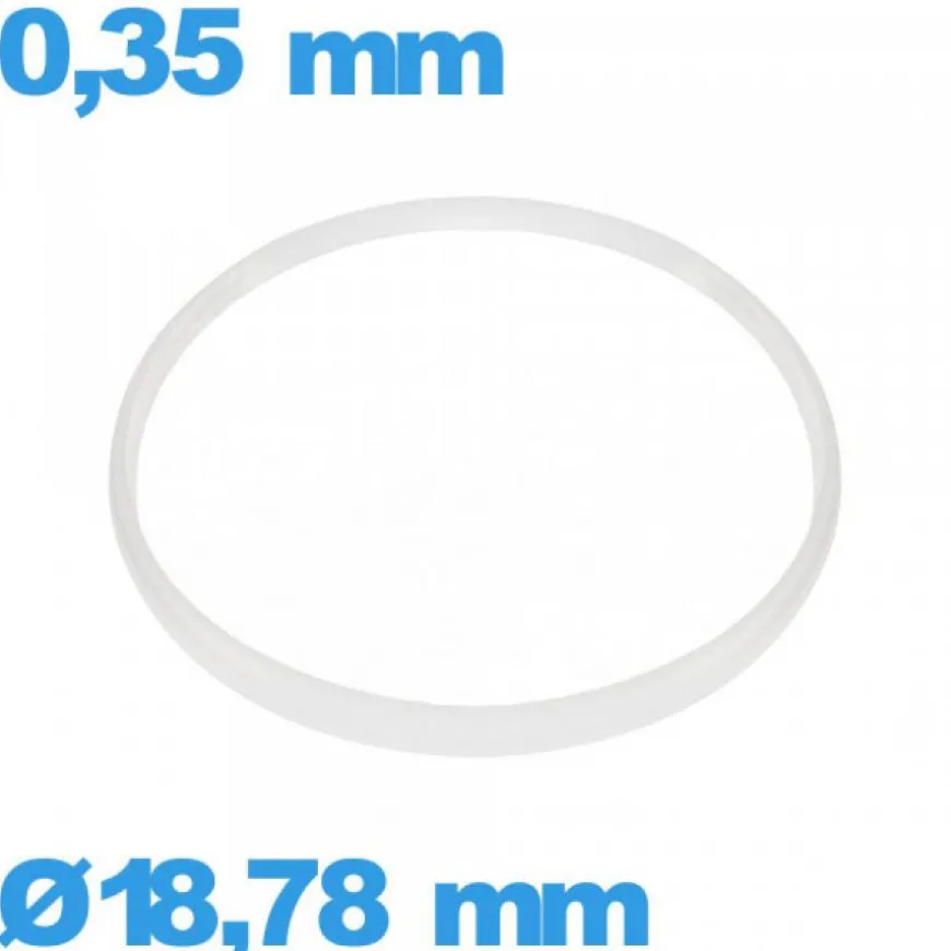 Joint verre de montre 18,78 X 0,35 mm Cylindrique
