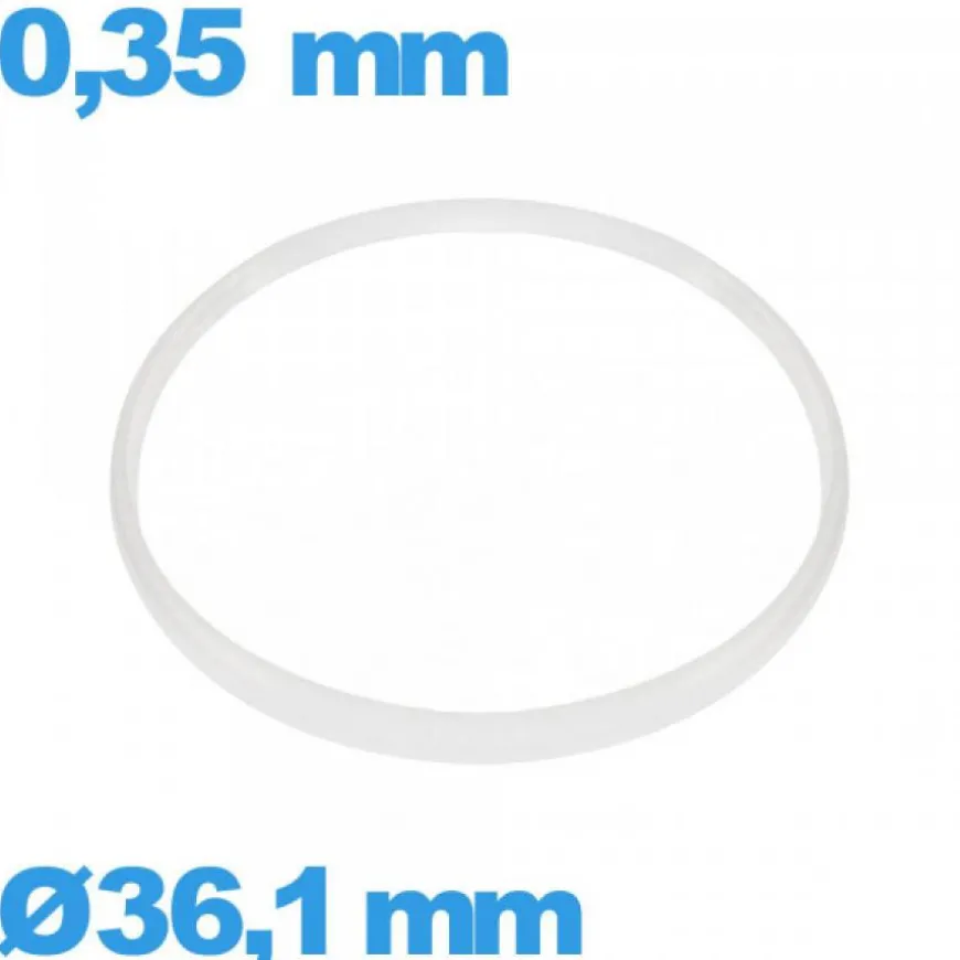 Joint verre de montre 36,1 X 0,35 mm Hytrel Sternkreuz