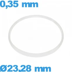 Joint verre d'horlogerie de marque ISO Swiss   23,28 X 0,35 mm
