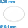Joint verre horlogerie Sternkreuz     19,1 X 0,35 mm pas cher
