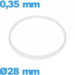 Joint verre montre Hytrel - 28 X 0,35 mm