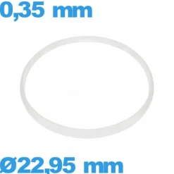 Joint verre montre ISO Swiss pas cher  22,95 X 0,35 mm  Cylindrique
