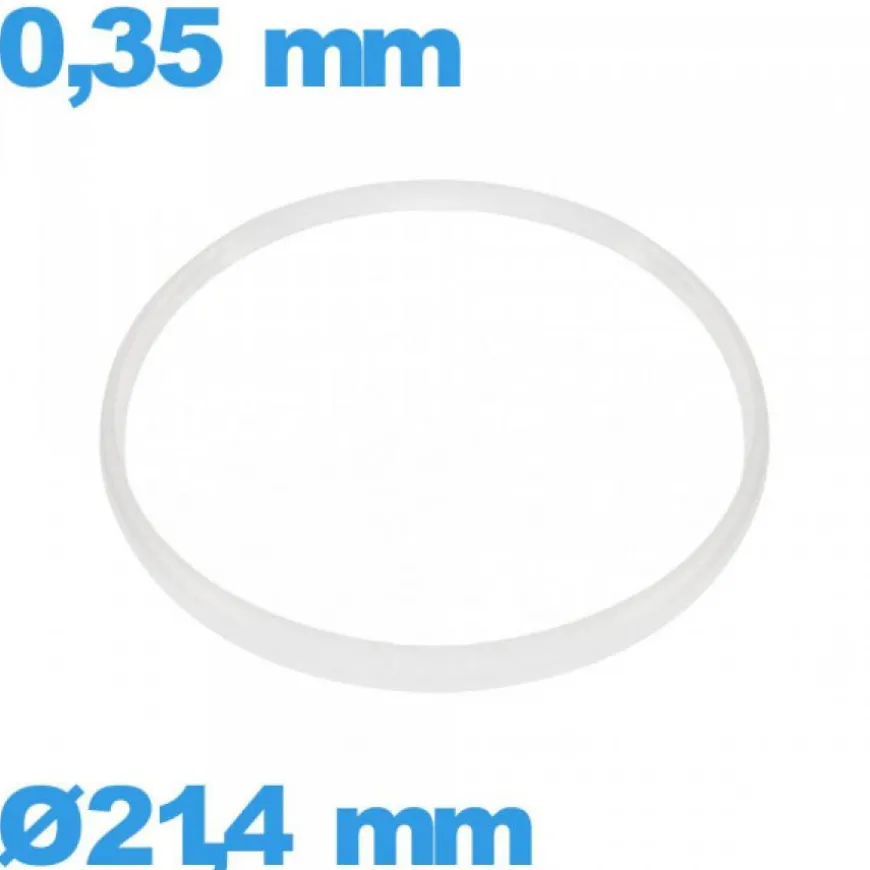 Joint verre montre 21,4 X 0,35 mm blanc