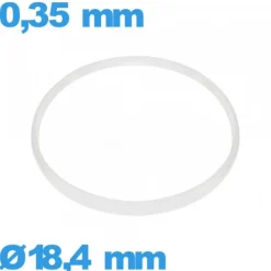 Joint verre montre  18,4 X 0,35 mm Hytrel  i-Ring